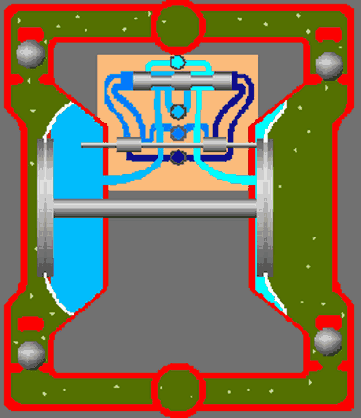 气动隔膜泵工作原理动图
